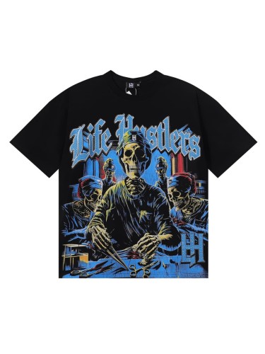 Skeletal Surgeon Rhinestone Print Tee 2 colors 28751252