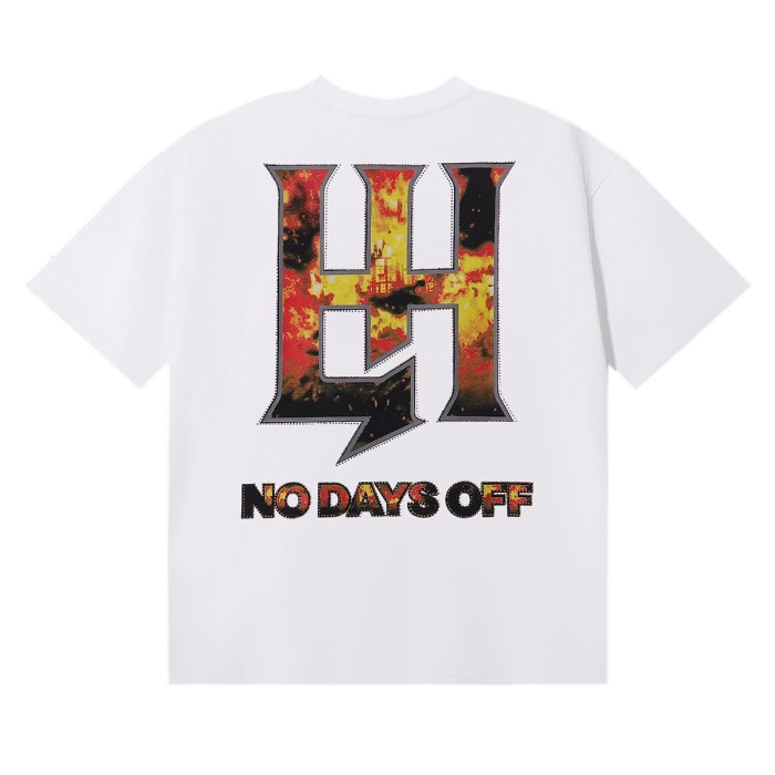 Masked Tattooed Angel Rhinestone Print Tee 2 colors 28751248