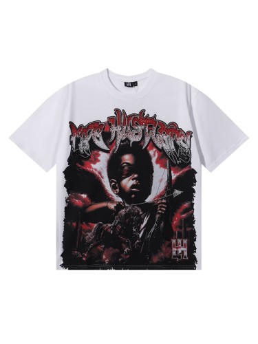 Black Steed Angel Black Steed Angel Rhinestone Print Tee 2 colors 28751251