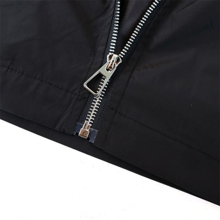 Patch Embroidered Logo Button-Up Hooded Jacket & Pants Set 4 colors 28751559