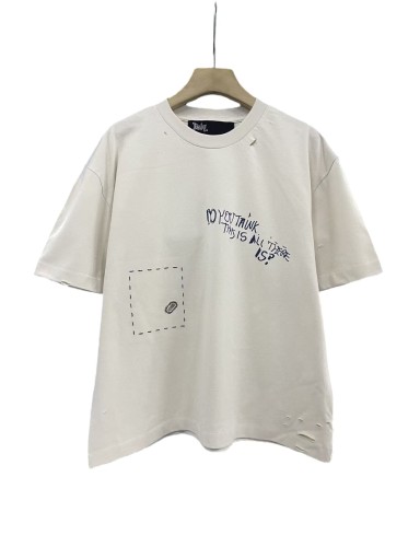 Vintage Blue Portrait Print Tee 28751630