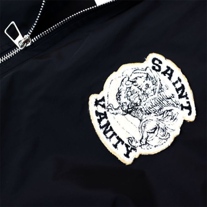 Patch Embroidered Logo Button-Up Hooded Jacket & Pants Set 4 colors 28751559