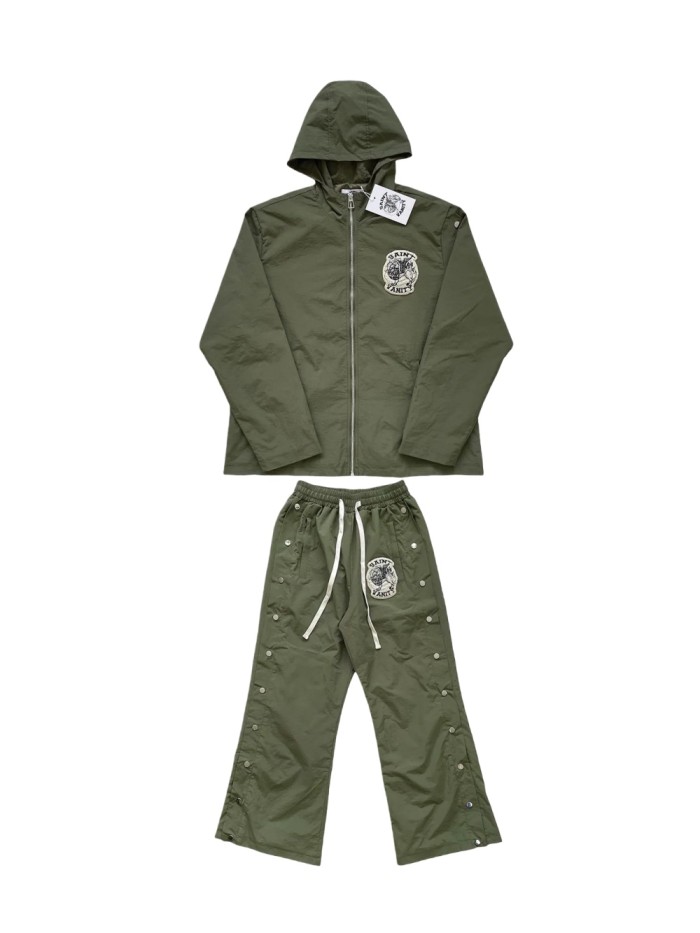 1:1 quality version Embroidered Button-Downt Jacket & Pants Set 2 colors 28751303