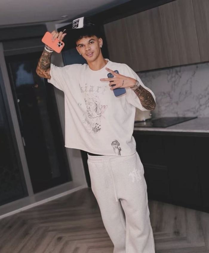 Elderly Smile Rhinestone Print Tee 28751628