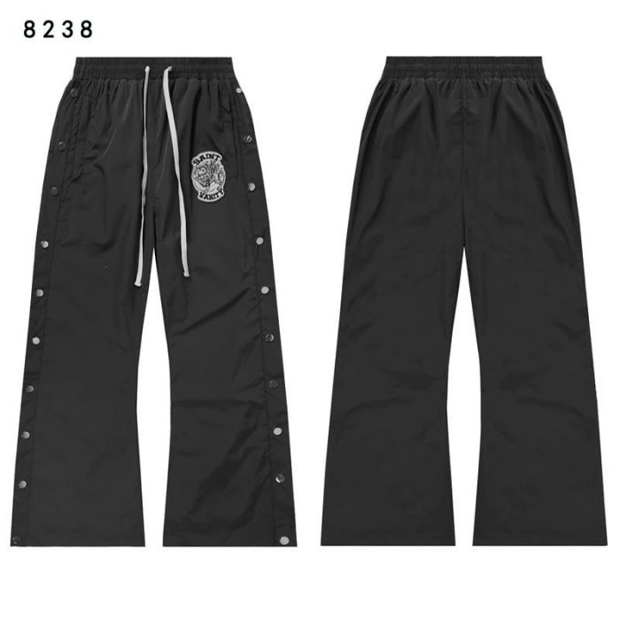 Patch Embroidered Logo Button-Up Hooded Jacket & Pants Set 4 colors 28751559