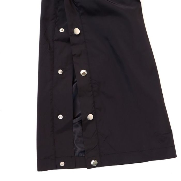 Patch Embroidered Logo Button-Up Hooded Jacket & Pants Set 4 colors 28751559