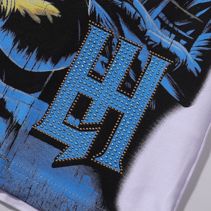 Skeletal Surgeon Rhinestone Print Tee 2 colors 28751252