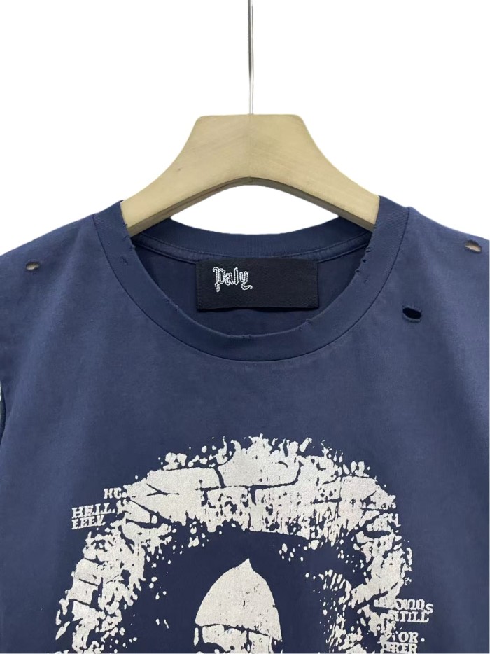 Skull No.11 Print Washed Version Vest 28751626