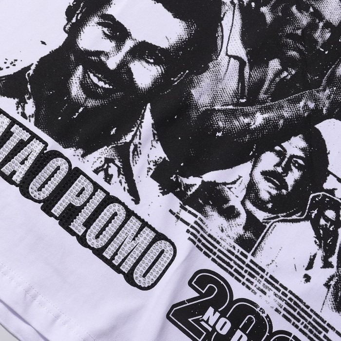 Plata O Plomo Rhinestone Print Tee 28751253