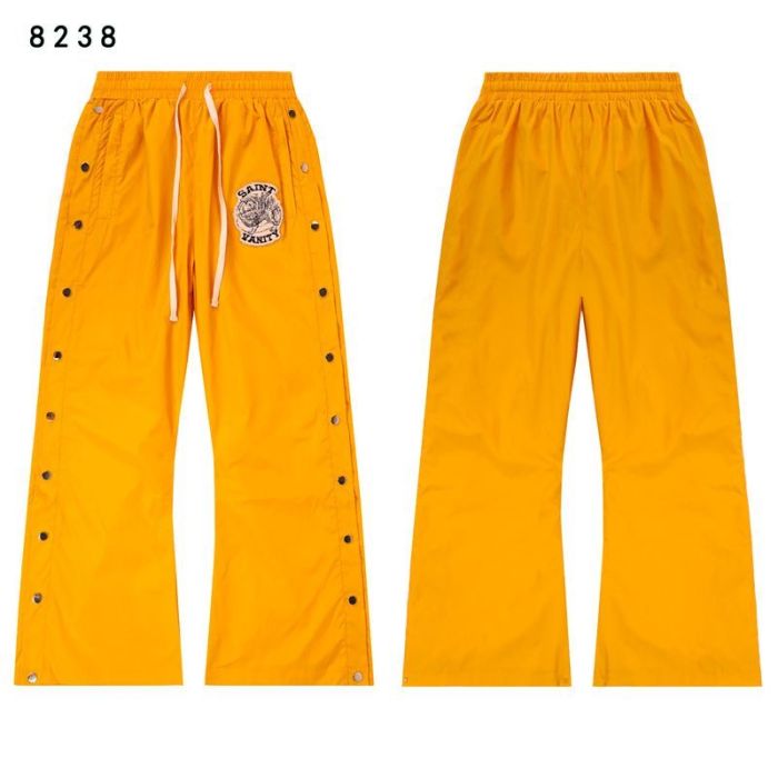 Patch Embroidered Logo Button-Up Hooded Jacket & Pants Set 4 colors 28751559