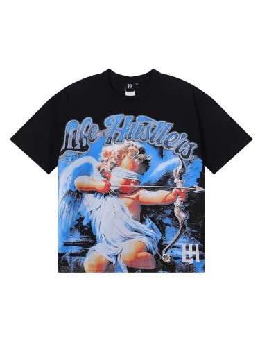 Blindfolded Archery Angel Rhinestone Print Tee 2 colors 28751246