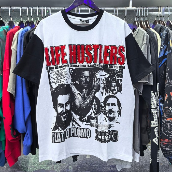 Plata O Plomo Rhinestone Print Tee 28751253