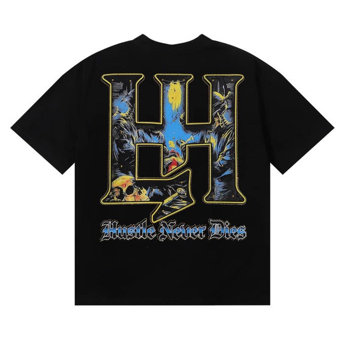 Skeletal Surgeon Rhinestone Print Tee 2 colors 28751252