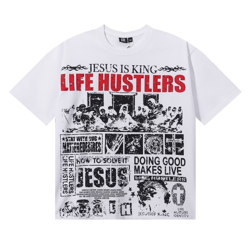 Santa Cena Rhinestone Print Tee 2 colors 28751249