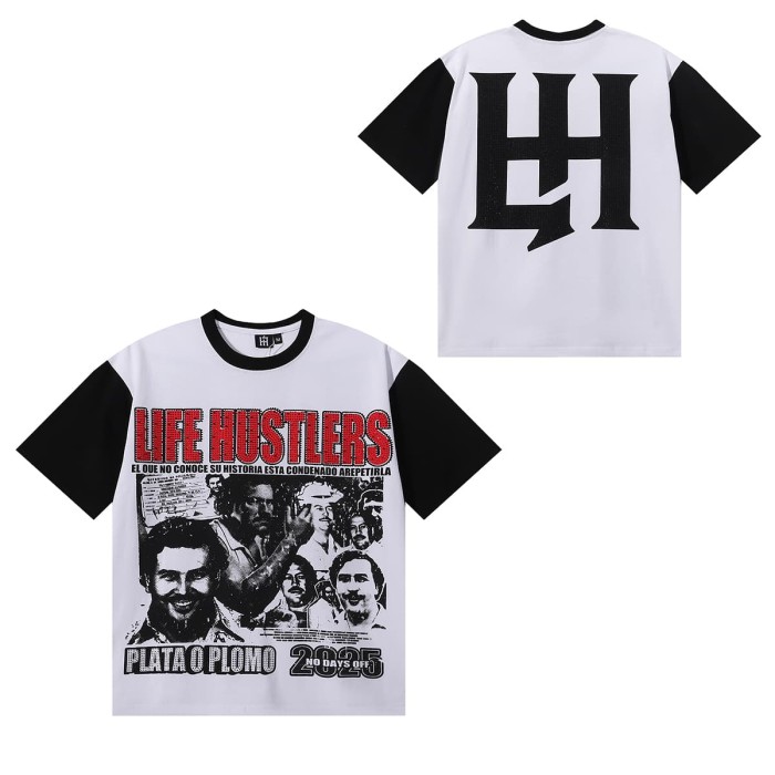 Plata O Plomo Rhinestone Print Tee 28751253