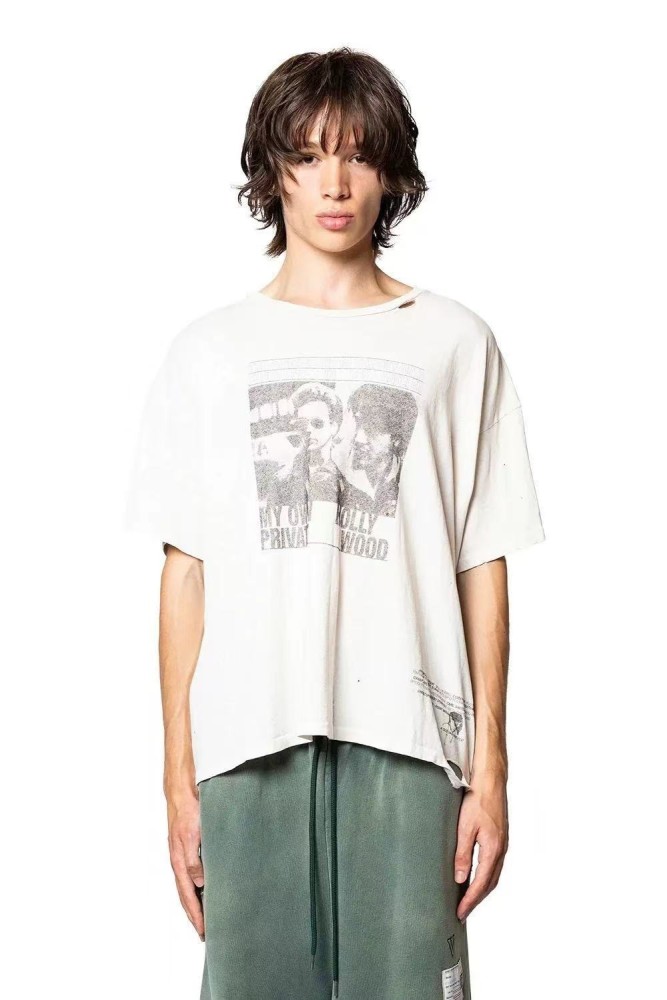 Film-Texture Graphic Print Tee 28751627