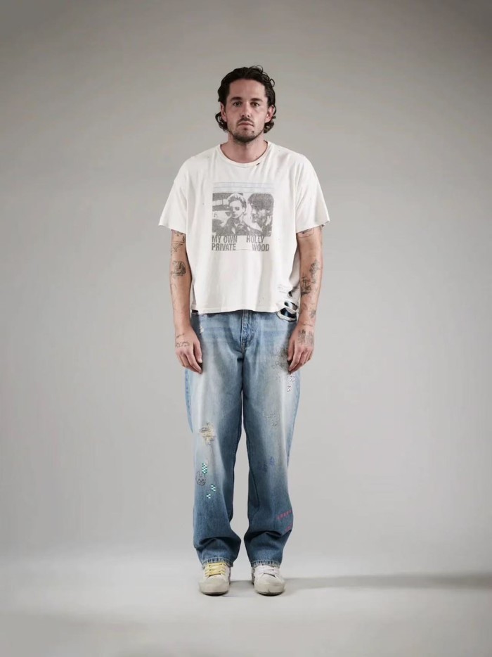 Film-Texture Graphic Print Tee 28751627