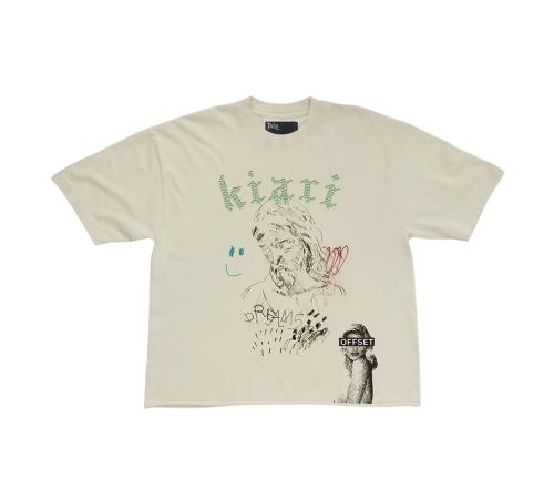 Elderly Smile Rhinestone Print Tee 28751628