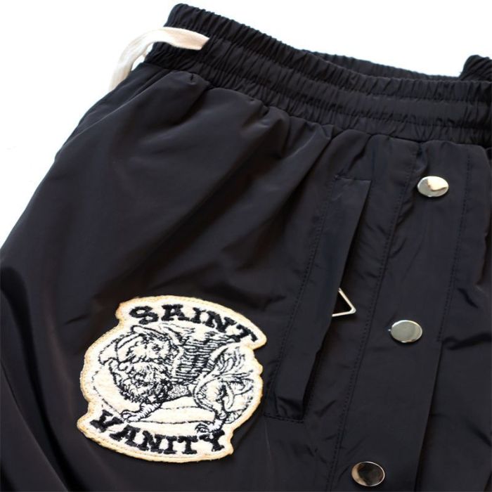 Patch Embroidered Logo Button-Up Hooded Jacket & Pants Set 4 colors 28751559