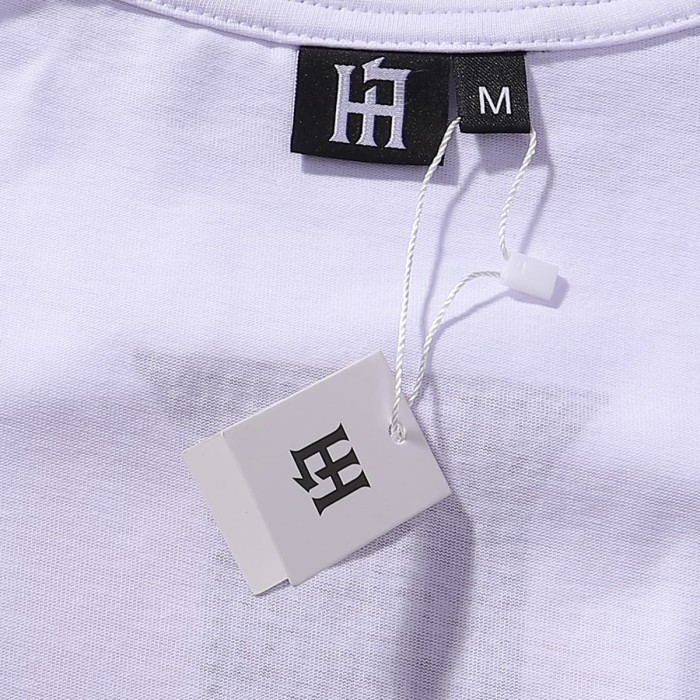 Basic Minimalist Logo Rhinestone Print Tee 4 colors 28751255