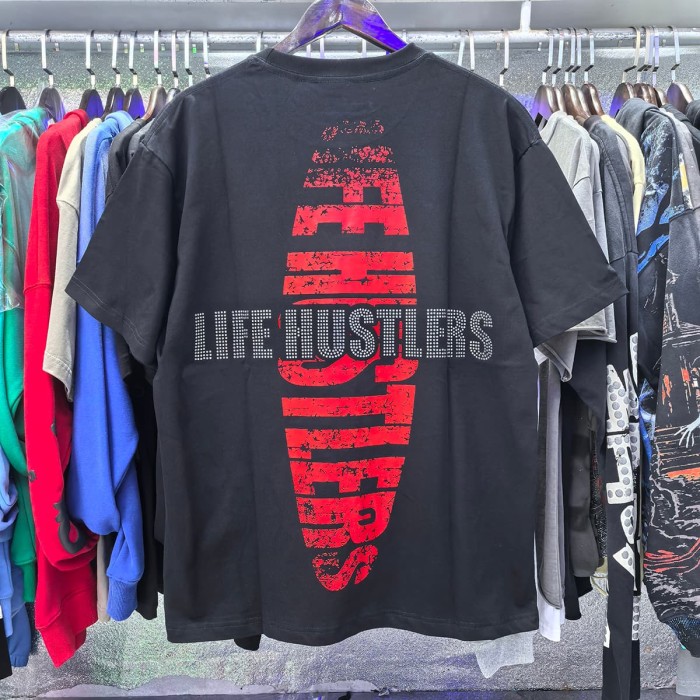 Santa Cena Rhinestone Print Tee 2 colors 28751249