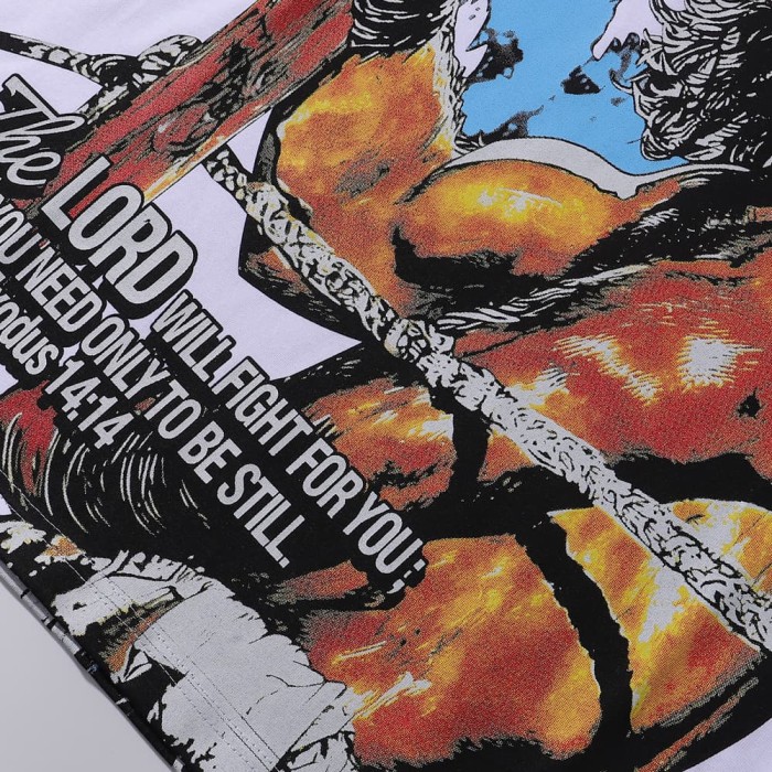 Boxing Emperor Rhinestone Print Tee 2 colors 28751250