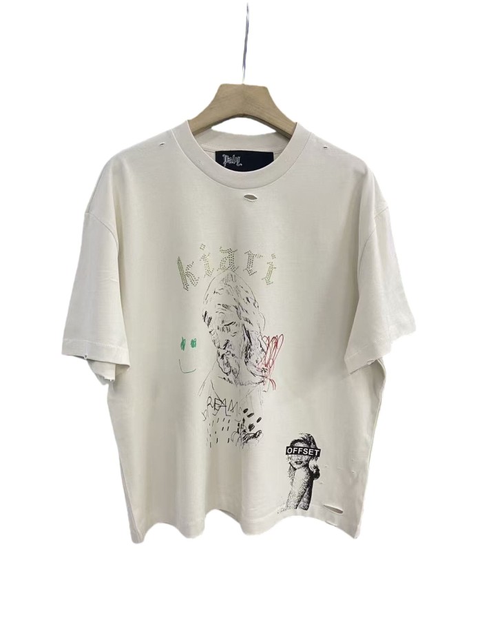 Elderly Smile Rhinestone Print Tee 28751628