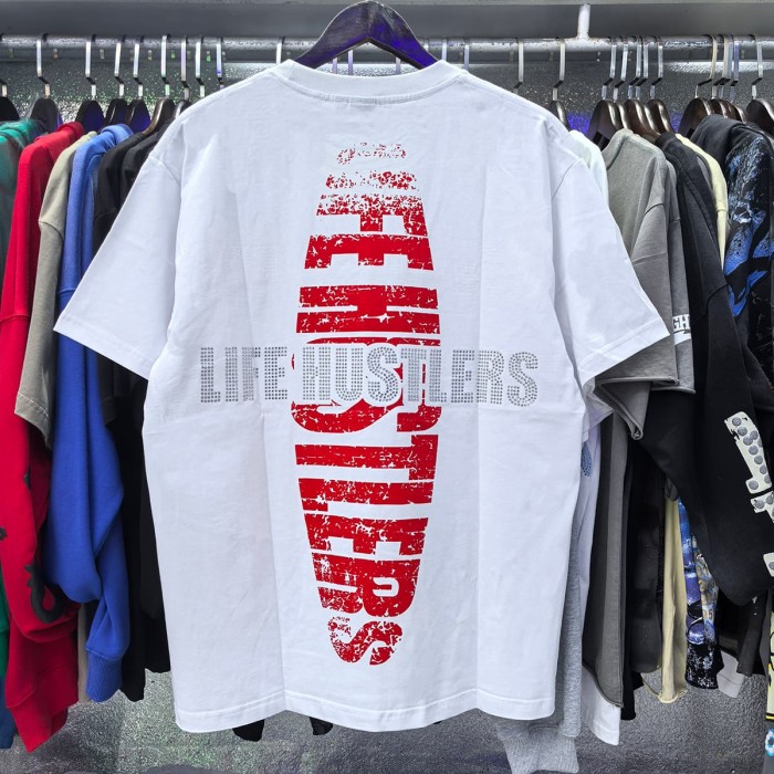 Santa Cena Rhinestone Print Tee 2 colors 28751249