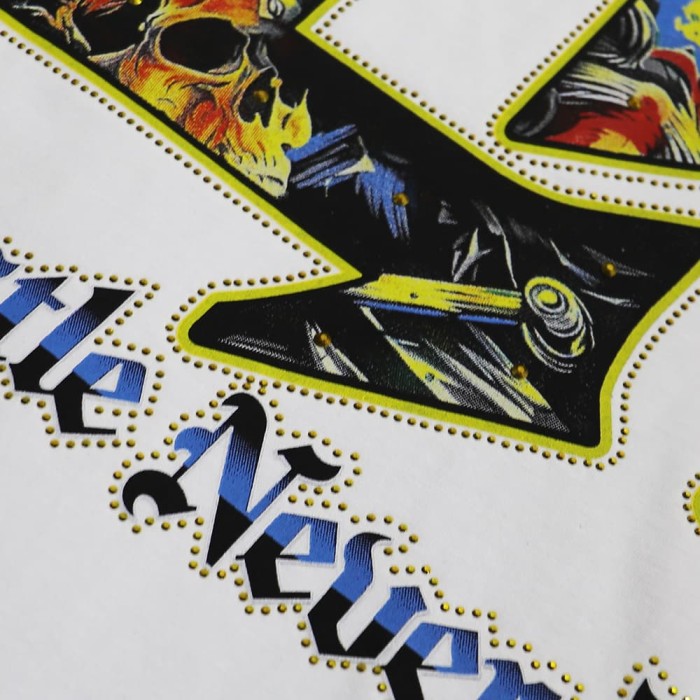 Skeletal Surgeon Rhinestone Print Tee 2 colors 28751252