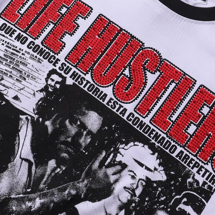 Plata O Plomo Rhinestone Print Tee 28751253