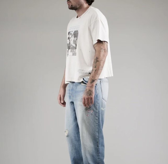 Film-Texture Graphic Print Tee 28751627