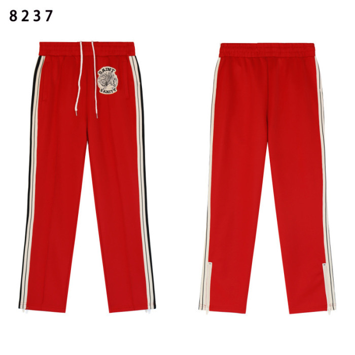 Side-Strap Embroidered Logo Stand-Up Collar Jacket & Pants Set 4 colors 28751574