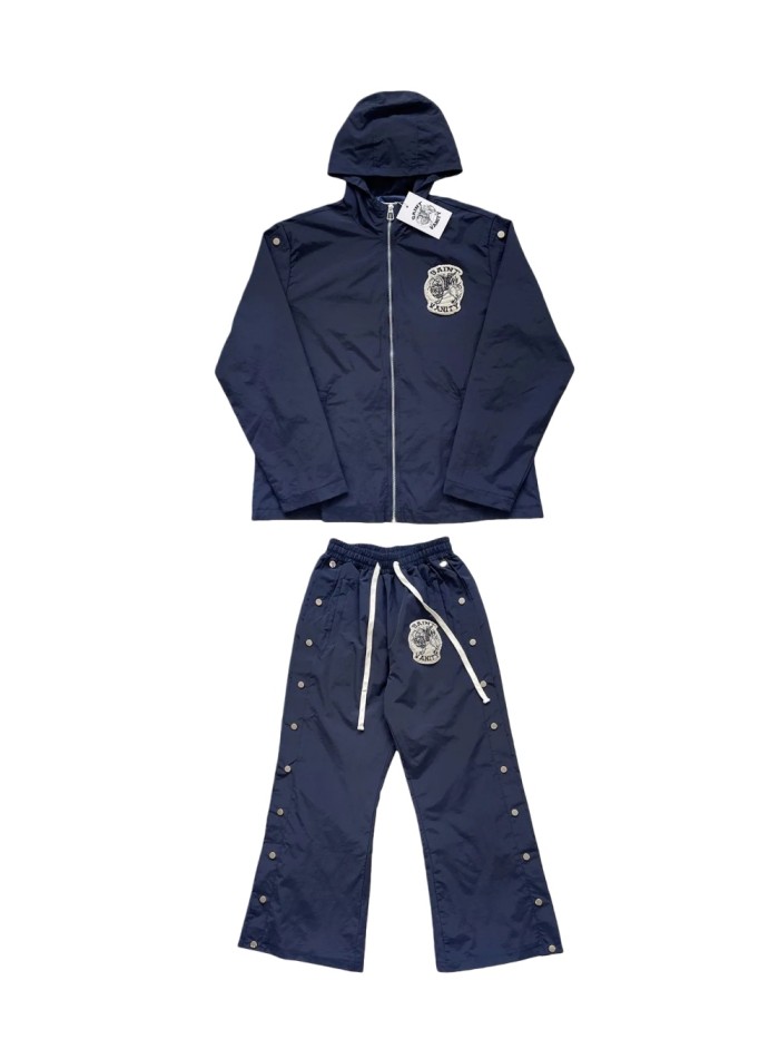 1:1 quality version Embroidered Button-Downt Jacket & Pants Set 2 colors 28751303