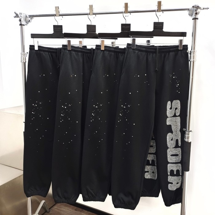 1:1 quality version Diamond Letter Pattern Hoodie & Pants Set 28755443