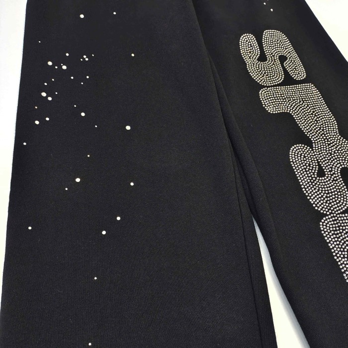 1:1 quality version Diamond Letter Pattern Hoodie & Pants Set 28755443
