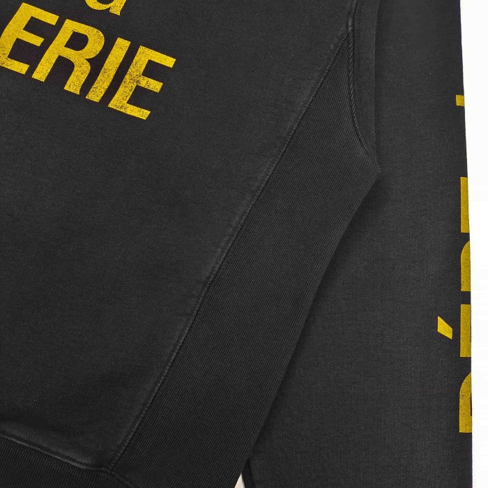 [Big & Tall for weights up to 260 lbs]1:1 quality version Distressed Yellow French Print Hoodie 28755448