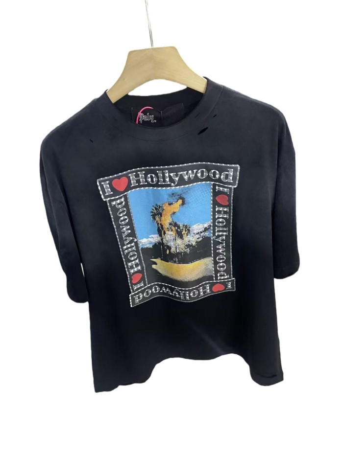 Private Hollywood Print Washed Version Tee 28756302