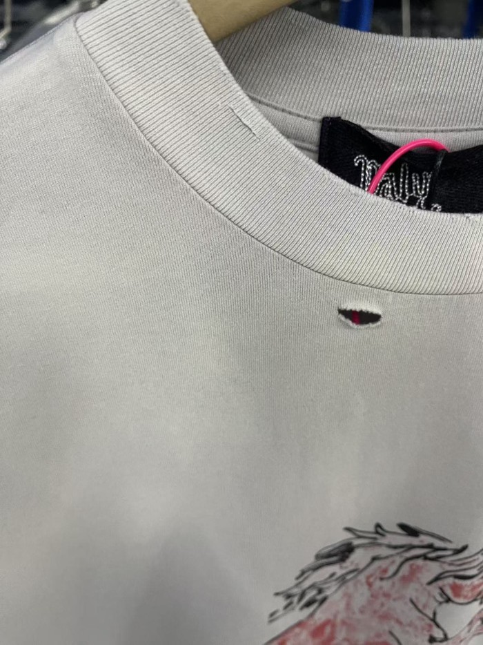 Miami F1 Logo Print Washed Version Tee 28756299