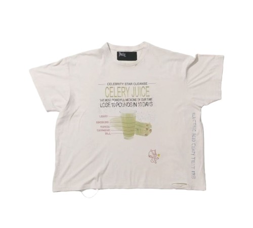 Celery Juice Rhinestone Print Tee 28756452