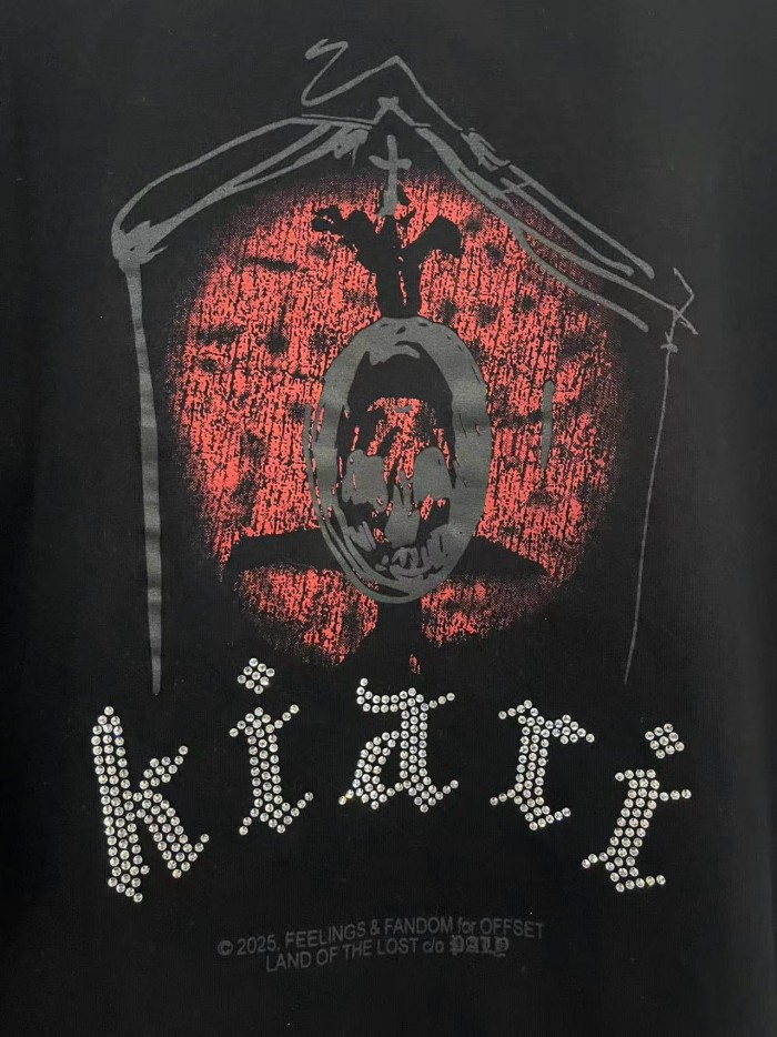 Album Merchandise Rhinestone Print Washed Version Tee 28756457