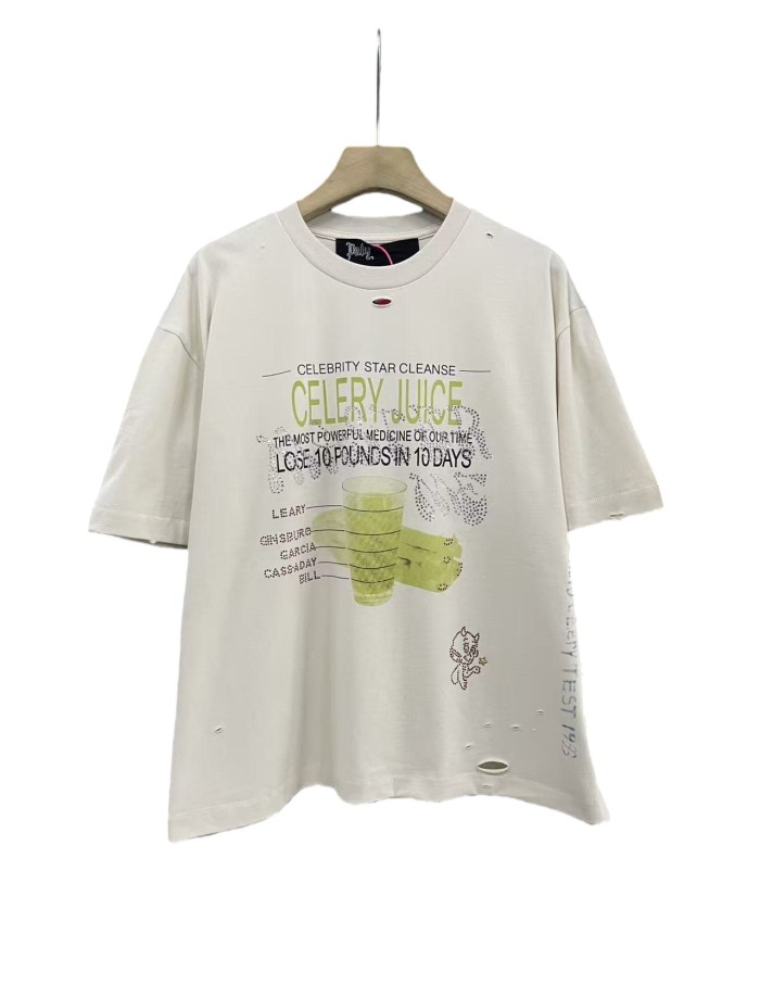 Celery Juice Rhinestone Print Tee 28756452