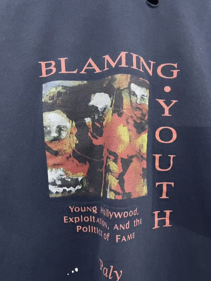 Blaming Youth Print Washed Version Tee 28756308