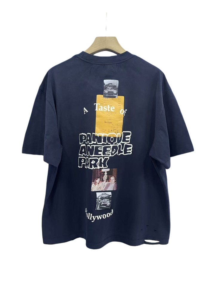 PANIQUE A NEEDLE PARK Print Washed Version Tee 28756295