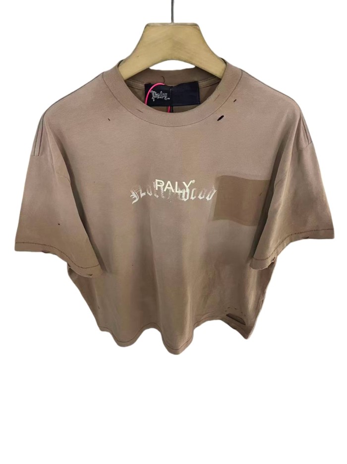 Ripped Pocket Print Washed Version Tee 3 colors 28756294