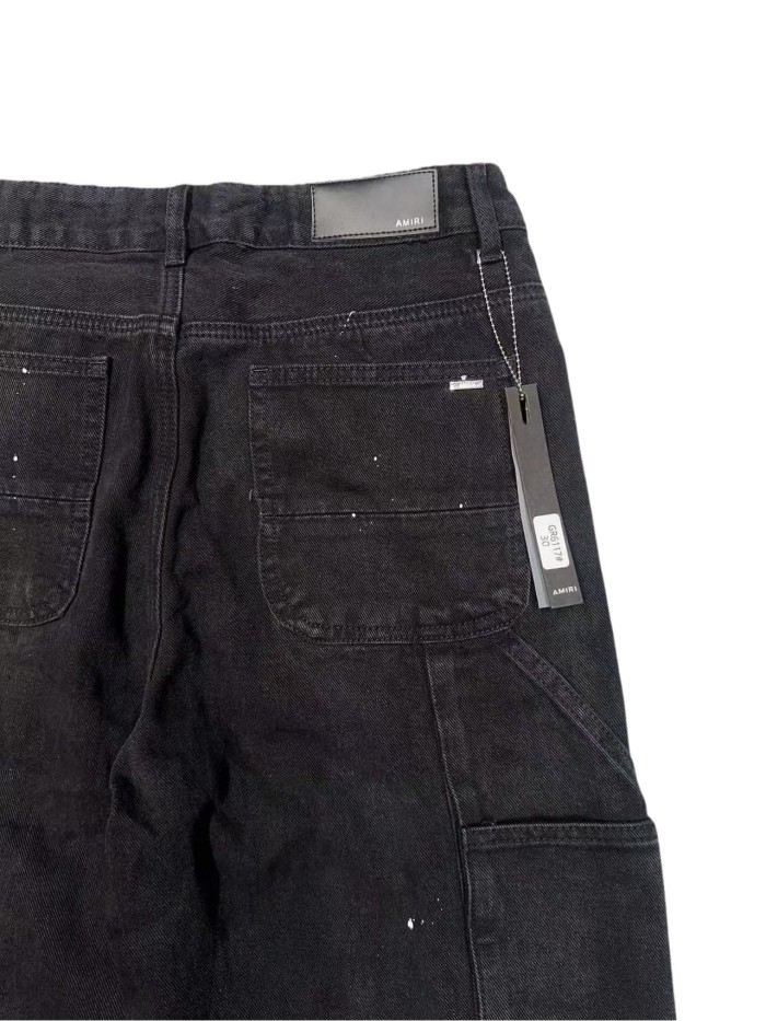 1:1 quality version Patchwork Embroidered Straight-Leg Jeans 28756315