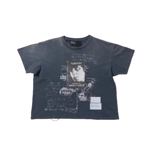 Chest Portrait Print Washed Version Tee 28756304