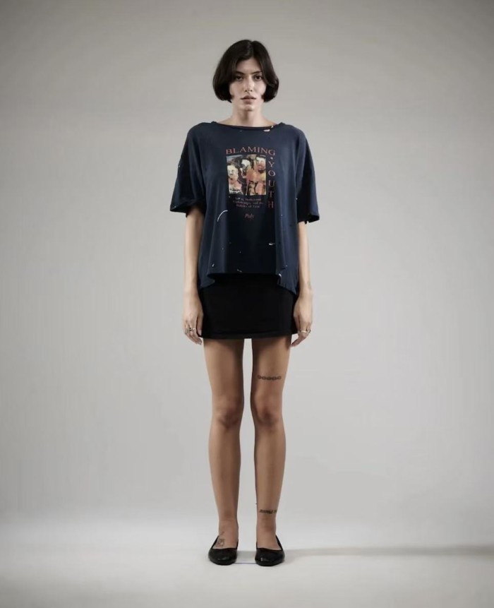 Blaming Youth Print Washed Version Tee 28756308