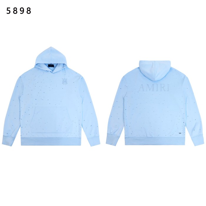 Embroidered Logo Washed Distressed Hoodie 3 colors 28756310