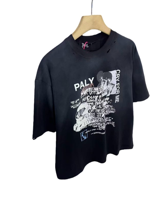 Black Dennis Graffiti Print Washed Version Tee 28756297
