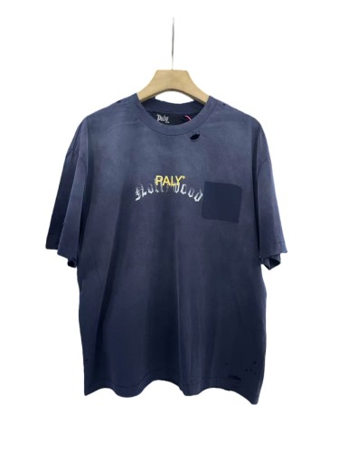 Ripped Pocket Print Washed Version Tee 3 colors 28756294